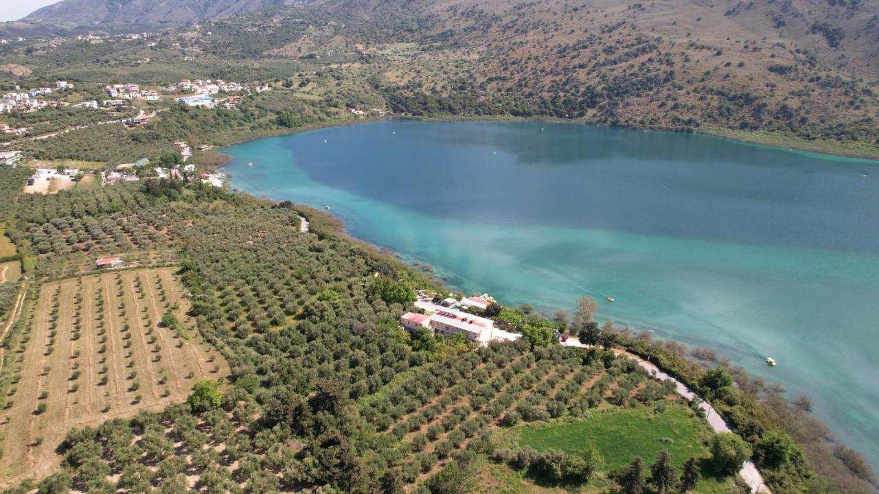 Korissia With Lake View Kournás Extérieur photo